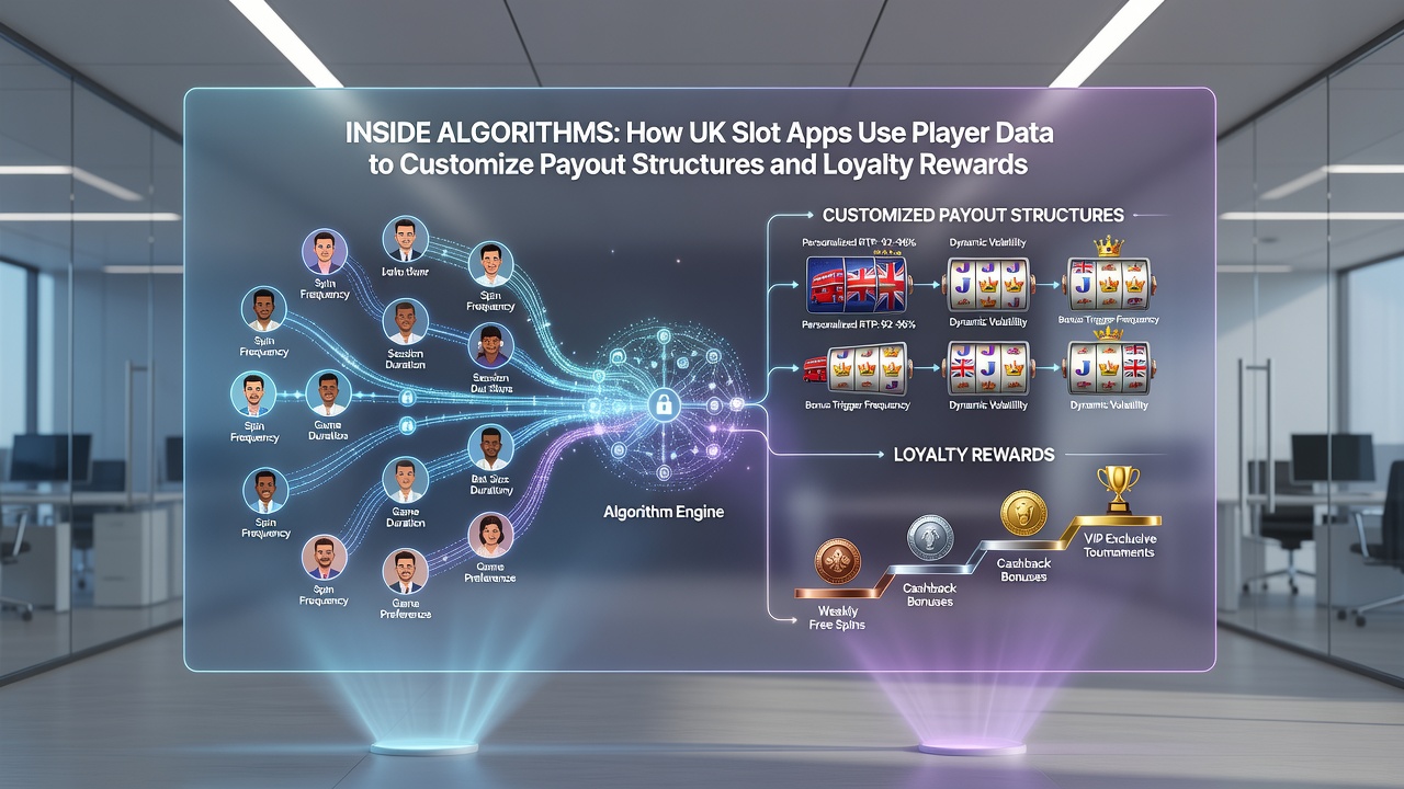 Flowchart illustrating how loyalty tiers update based on aggregated player metrics and feed into personalized slot bonus offers